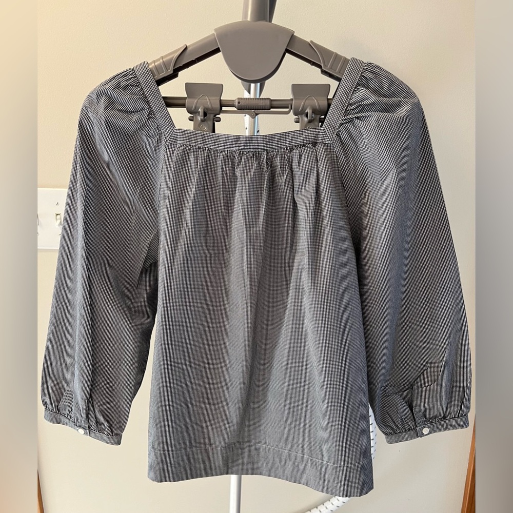 J.Crew Women’s Check Pattern Top - Picture 2 of 3